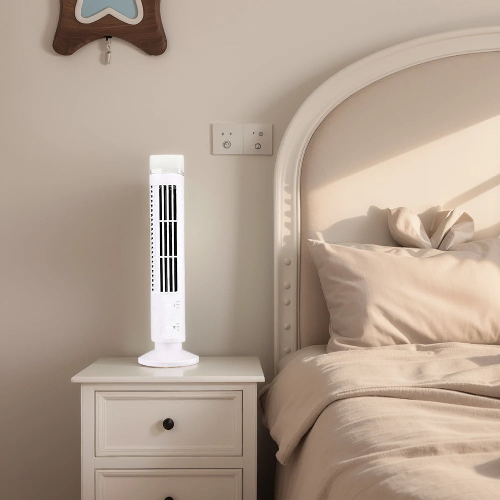 LED Tower Bladeless Cooling Fan