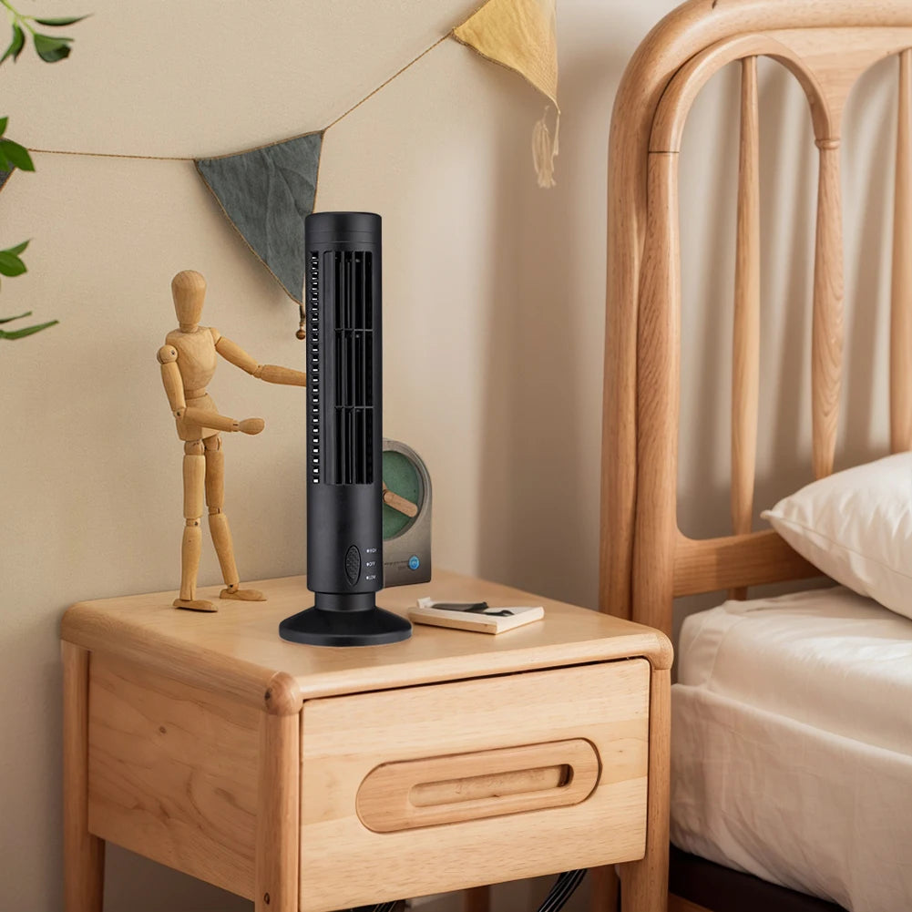 LED Tower Bladeless Cooling Fan