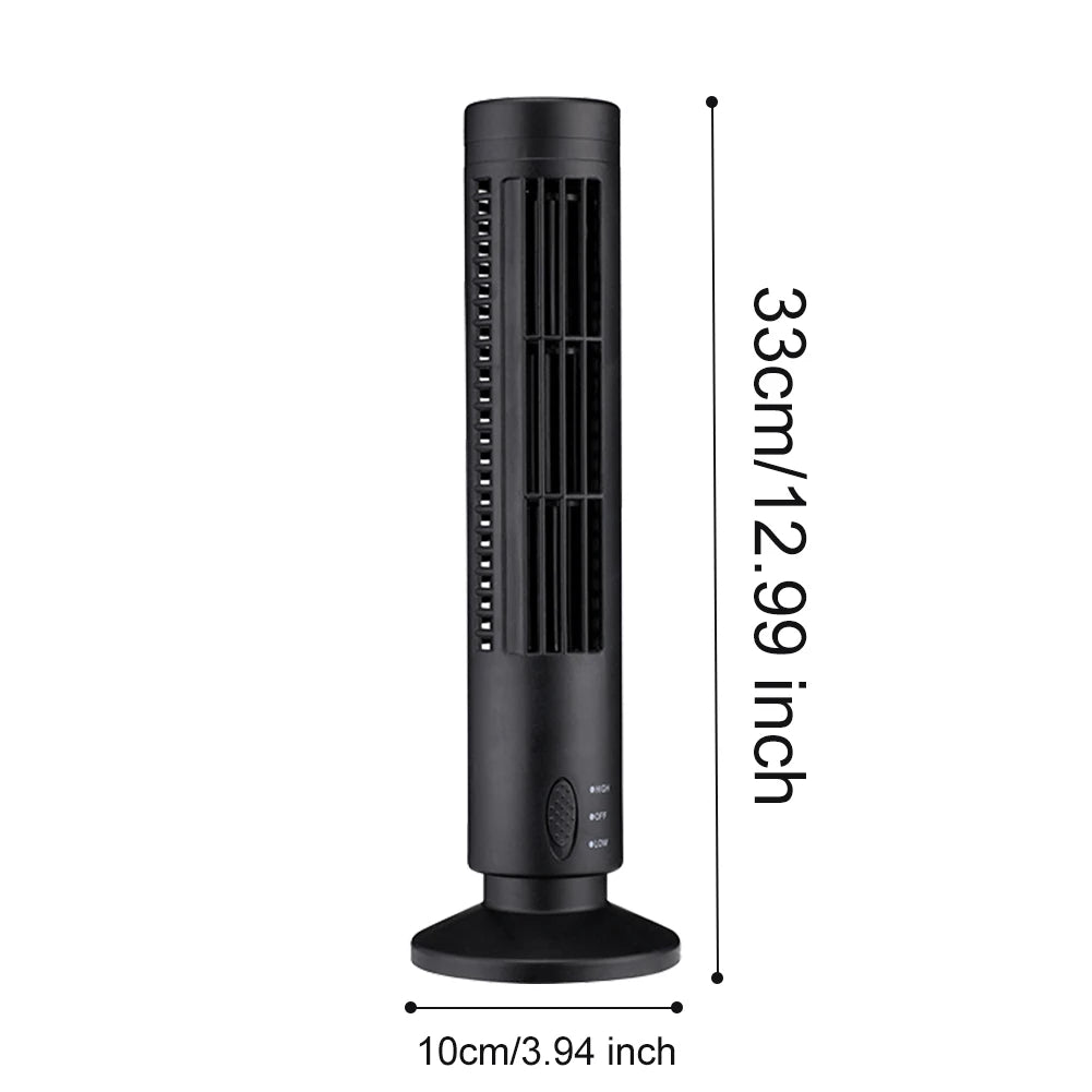 LED Tower Bladeless Cooling Fan