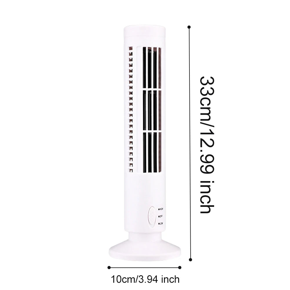 LED Tower Bladeless Cooling Fan