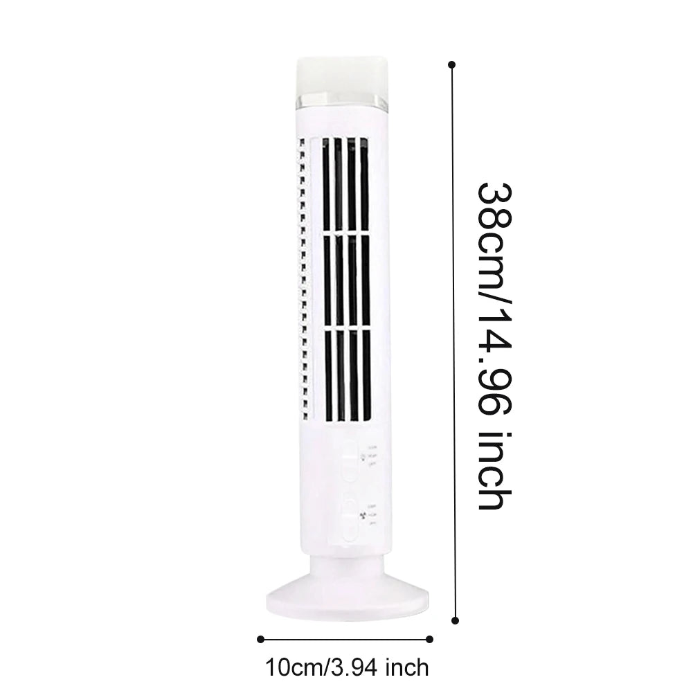 LED Tower Bladeless Cooling Fan